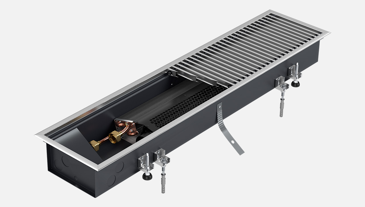 TRENCH FAN COIL HEATING