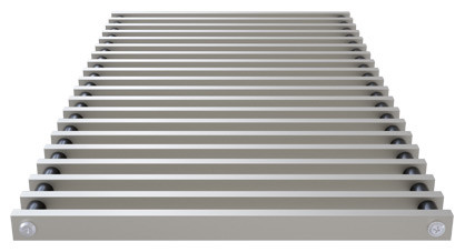 Roll-up aluminium grill, profile closed – Verano